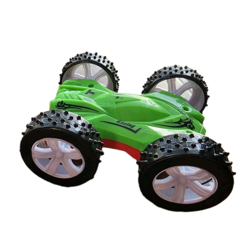 Flip Friction Car Green Red Toy Pull Back Action Sports Racecar Fun Boys Girls